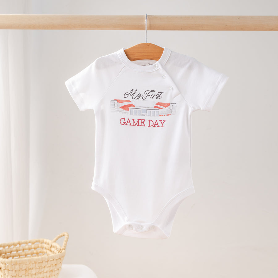 My First Game Day - Arkansas Organic Cotton Onesie
