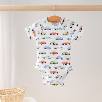 Vintage Road Trip Organic Cotton Onesie (Pre-Order Arriving Fall 2025)