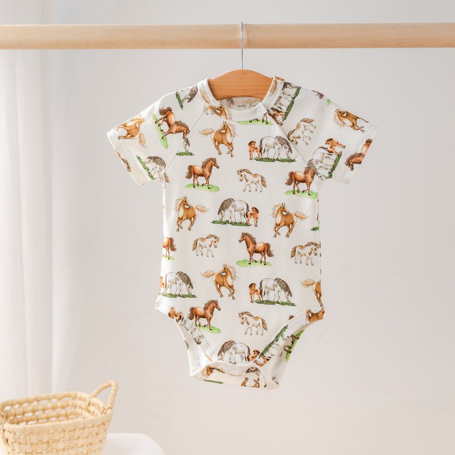 Saddle Up Organic Cotton Onesie