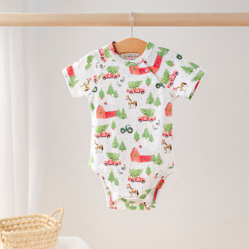 Christmas Tree Farm All-Stars Organic Cotton Onesie