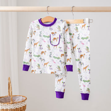 Zoo Krewe Organic Cotton Pajama Set (Pre-Order Arriving Fall 2025)