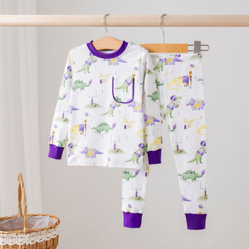 LSU Dino All-Stars Organic Cotton Pajama (Pre-Order Arriving Fall 2025)