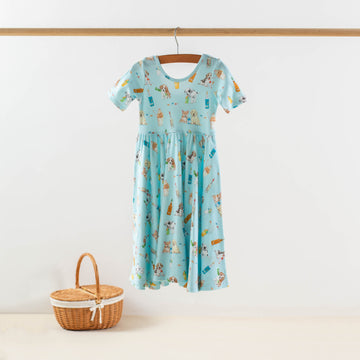 Dog days of Summer Organic Cotton Twirl Dress (Pre-Order Arriving Spring 2024)