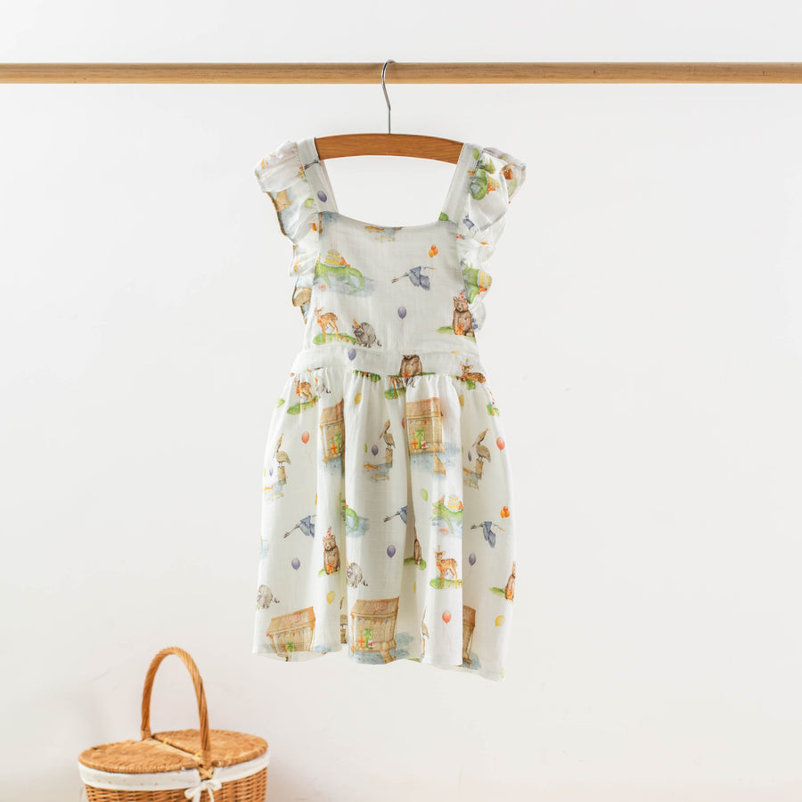 Bayou Birthday Organic Muslin Dress (Pre-Order Arriving Spring 2024)