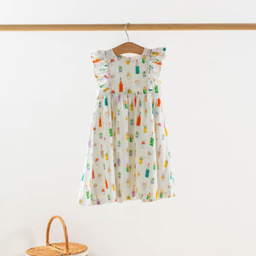 Sugar, ice and Everything Nice Organic Muslin Dress (Pre-Order Arriving Spring 2024)