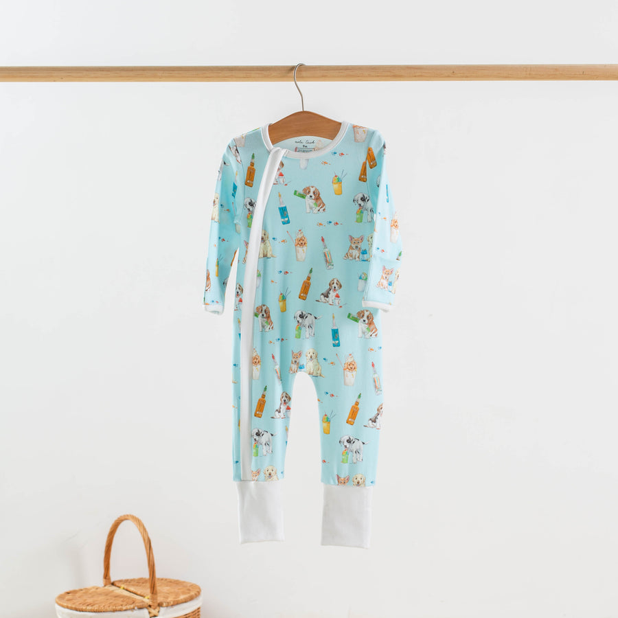 Dog Days of Summer Organic Cotton Pajama Set (Pre-Order Arriving Spring 2024)