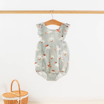 Most Valuable Pup: Georgia Organic Muslin Sunsuit (Pre-Order Arriving Spring 2024)