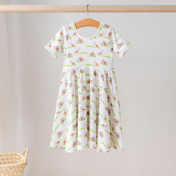 Mascot Mania in Georgia Organic Cotton Dress for Kids