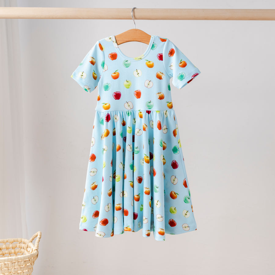 Crisp and Cute Organic Cotton Twirl Dress Crisp and Cute Organic Cotton Twirl Dress