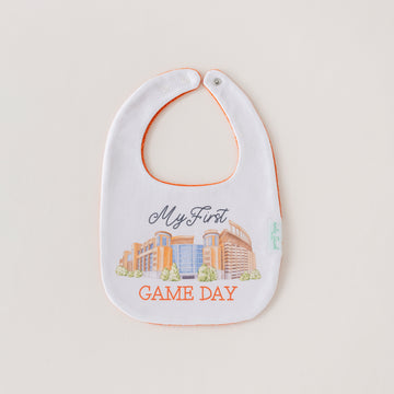 Texas - My First Game Day Organic Cotton Bib (Pre-Order Arriving Fall 2025)