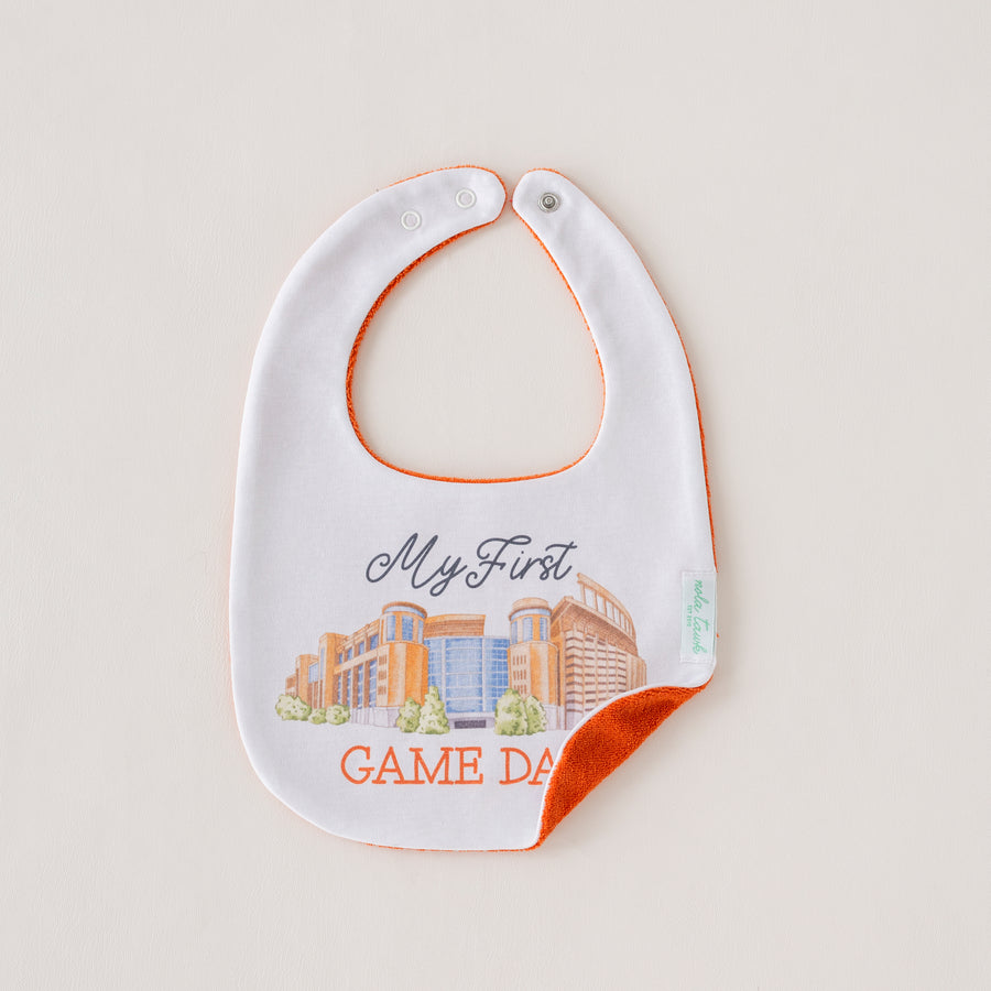 My First Game Day - Texas Organic Cotton Baby Bib