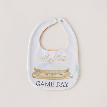 Saints - My First Game Day Organic Cotton Bib (Pre-Order Arriving Fall 2025)