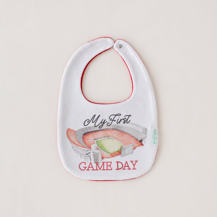 My First Game Day - Georgia Organic Cotton Baby Bib