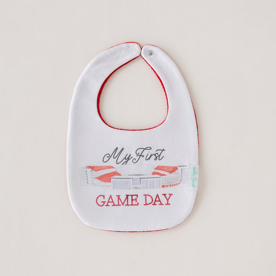 My First Game Day - Arkansas Organic Cotton Baby Bib