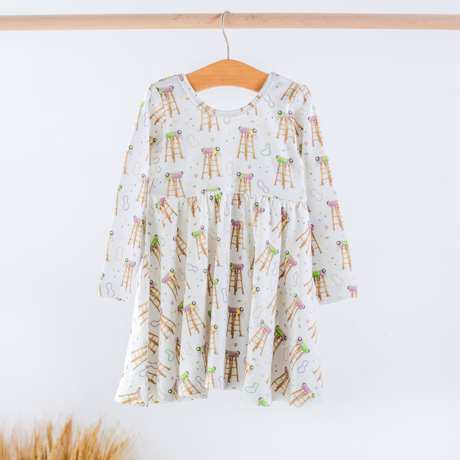 Throw Me Something Mister Cotton Twirl Dress