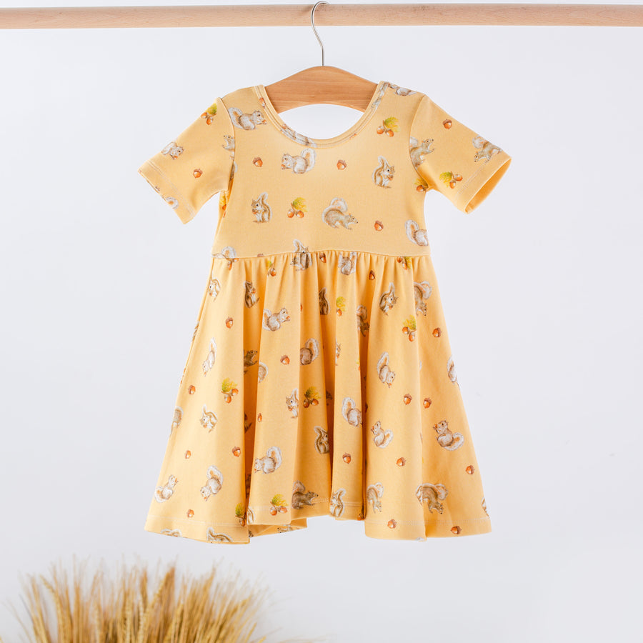 Cozy Critters Organic Cotton Dress for Kids