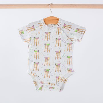 Throw Me Something Mister Organic Cotton Onesie (Pre-Order Arriving Fall 2024)