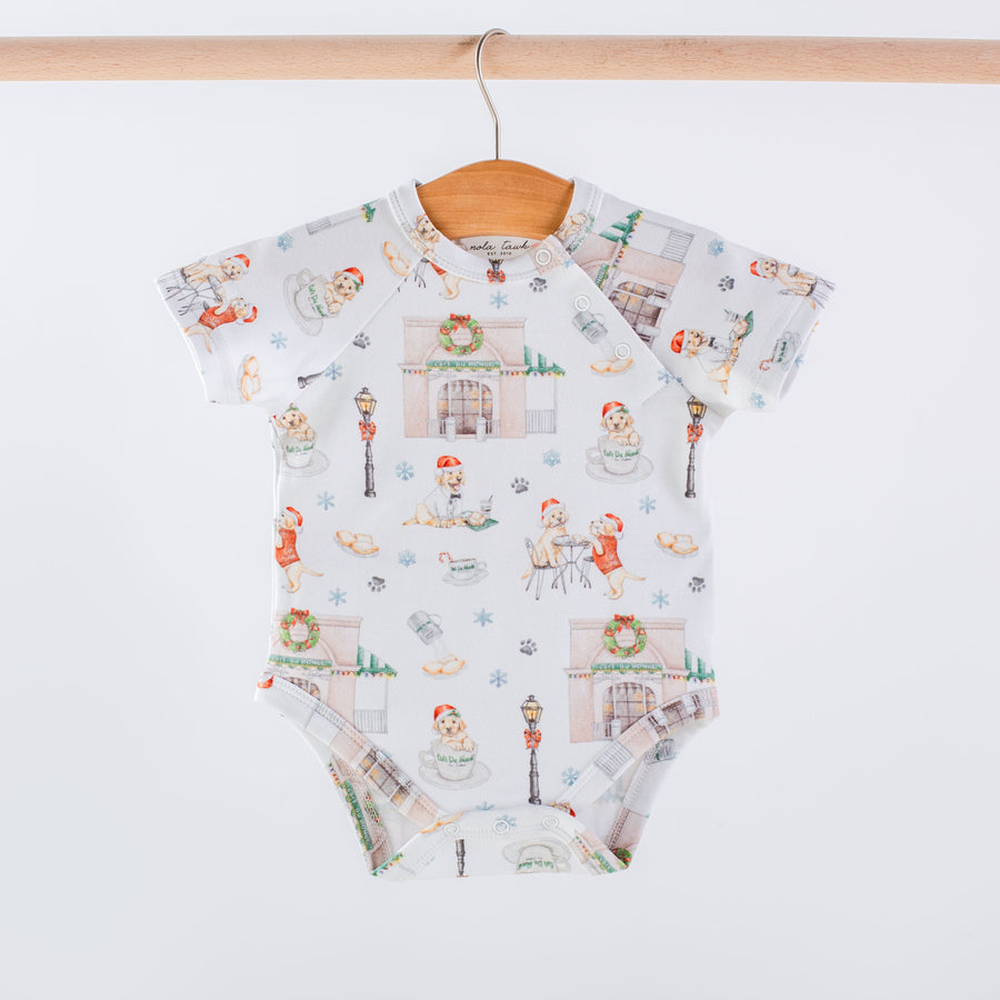Beignet Holiday Organic Cotton Onesie (Pre-Order Arriving Fall 2024)
