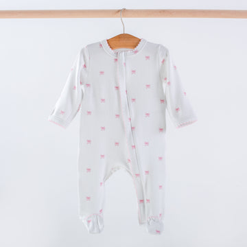 Baby Basics: You Are Bow-tiful Organic Cotton Pajama (Pre-Order Arriving Fall 2024)