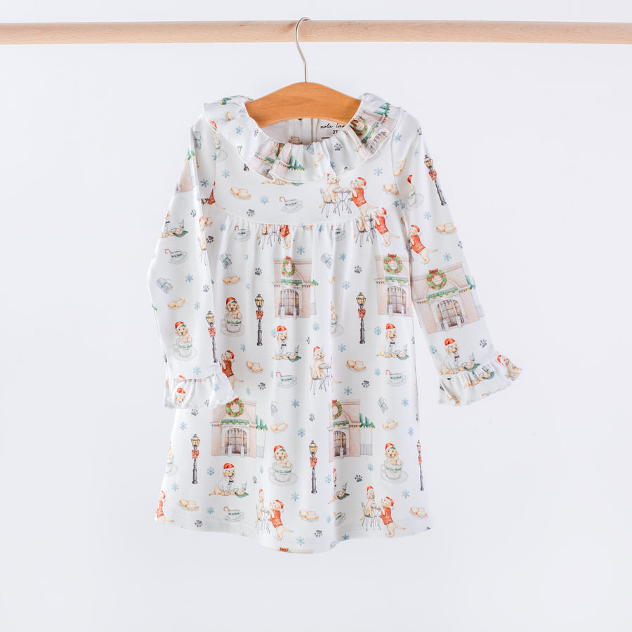 Beignet Holiday Organic Cotton Play Dress (Pre-Order Arriving Fall 2024)
