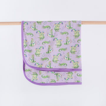 Gator Gras Organic Cotton Swaddle Blanket