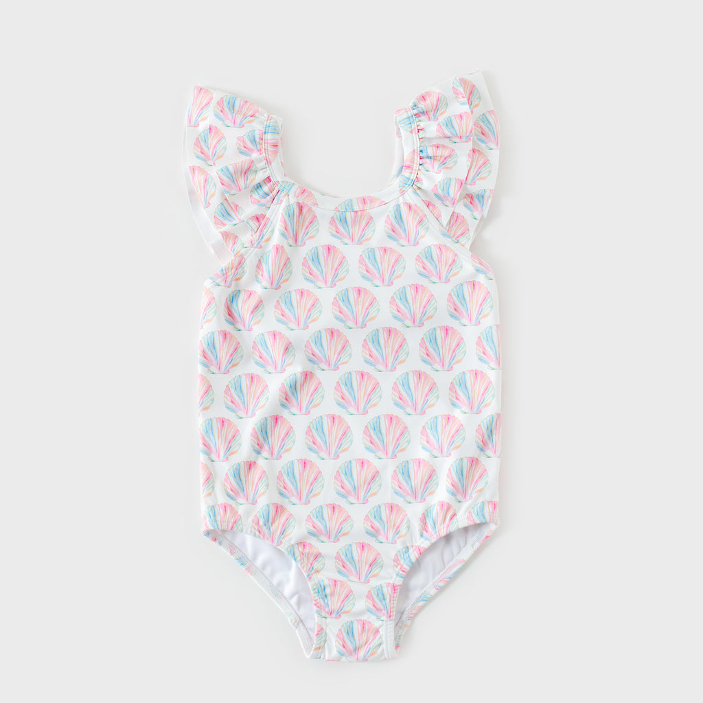 Shell Yeah! Girls One-piece Swimwear