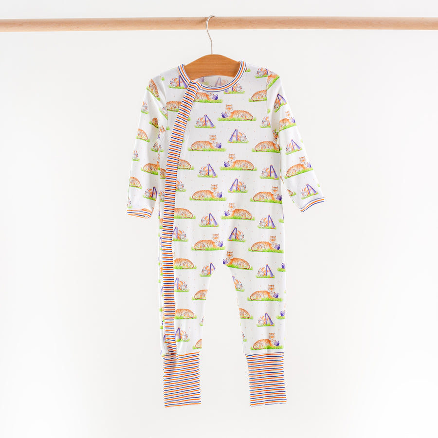 Mascot Mania in Auburn Organic Cotton Kids Pajamas
