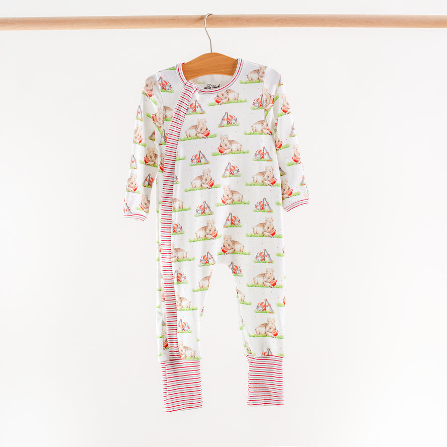 Mascot Mania in Arkansas Organic Cotton Kids Pajamas