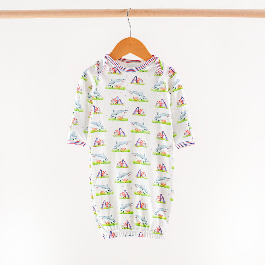 Mascot Mania in Ole Miss Organic Cotton Kids Pajamas