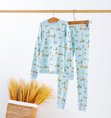 One Lucky Duck Organic Cotton Pajama Set