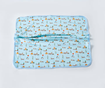 One Lucky Duck Cotton Baby Blanket