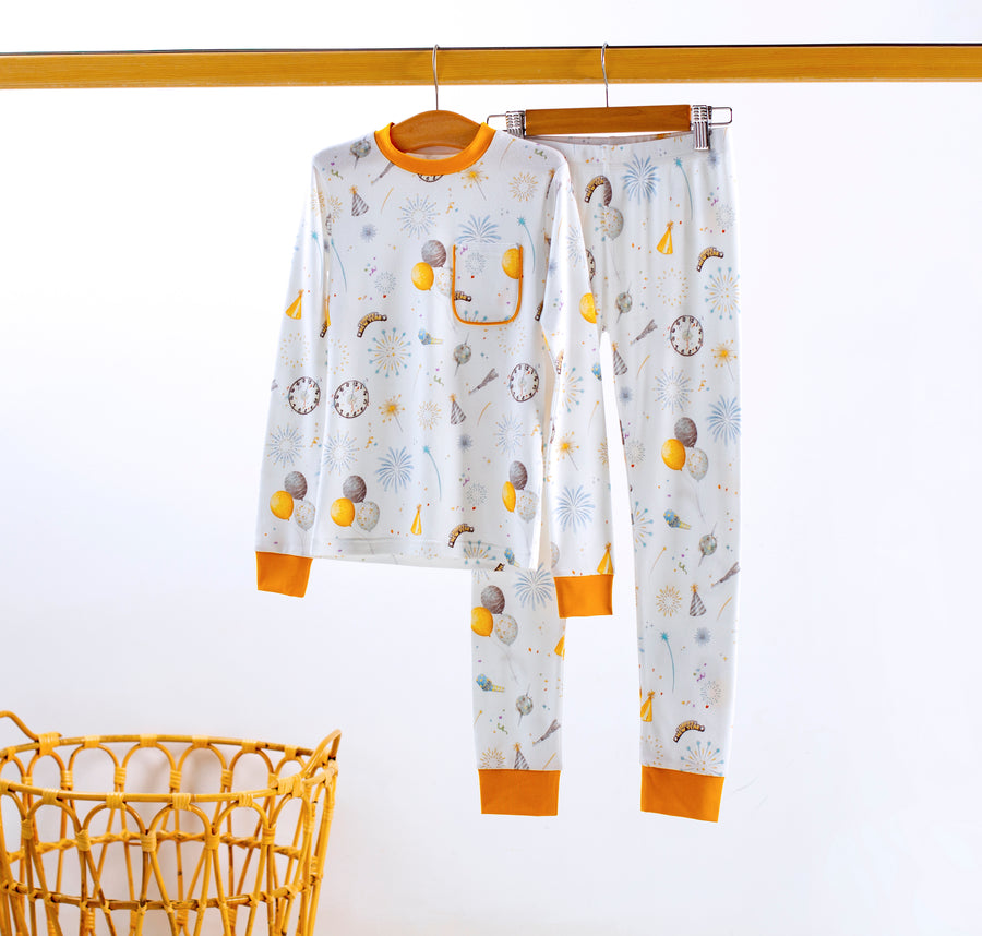 Happy New Year Organic Cotton Pajama (Pre-Order Arriving Fall 2024)