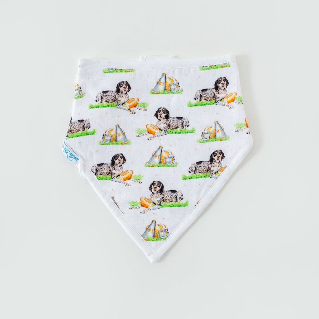 Mascot Mania in Tennessee Organic Muslin Bib