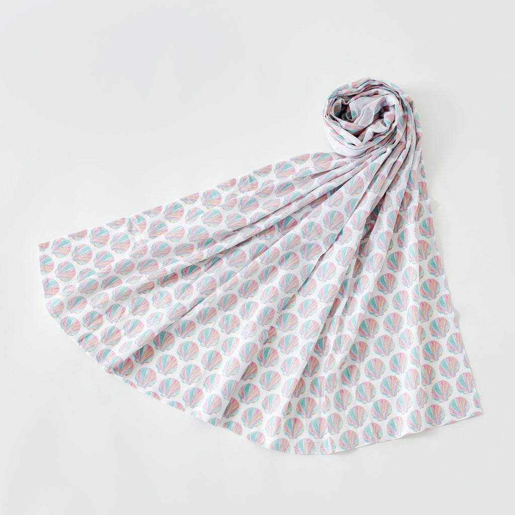 Shell Yeah! Organic Muslin Blanket