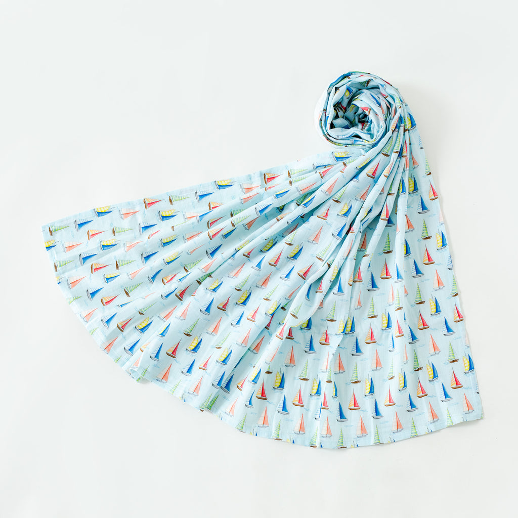 Sea You Soon Organic Muslin Blanket
