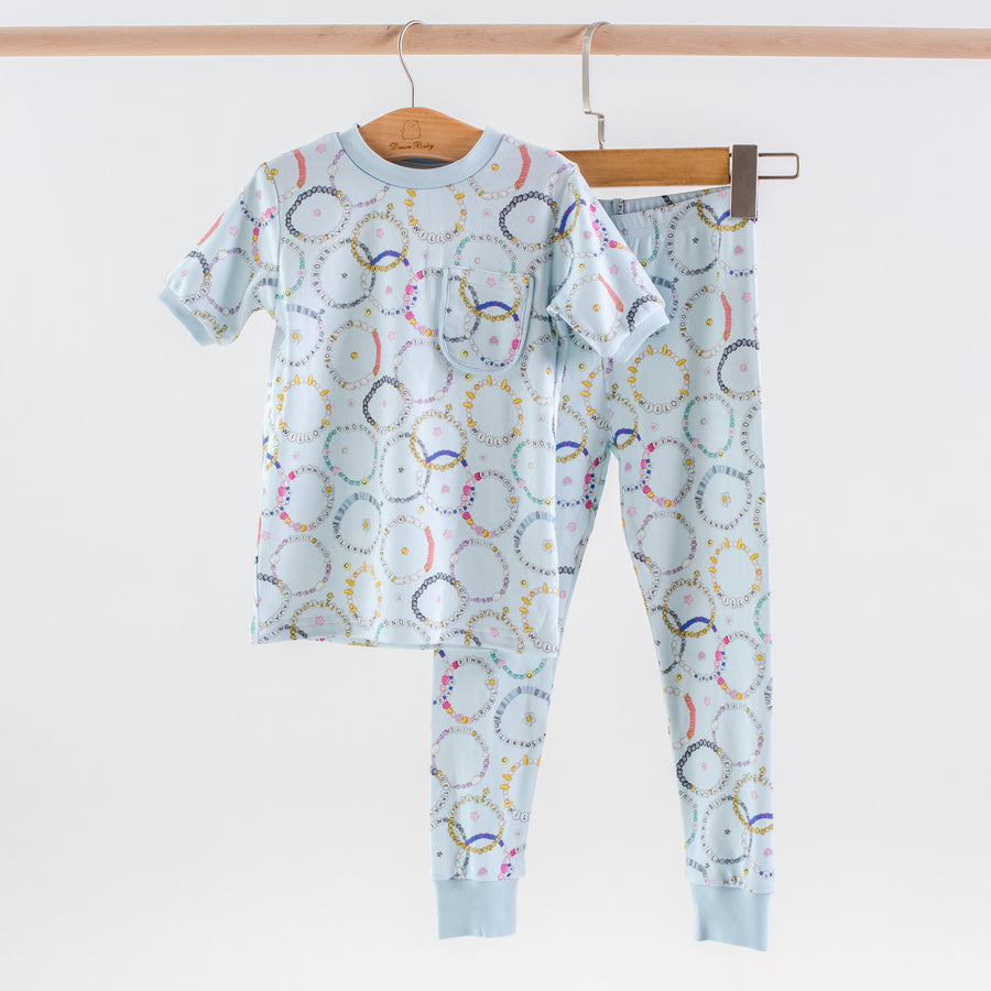 Friendship Bracelets Organic Cotton Kids Pajamas