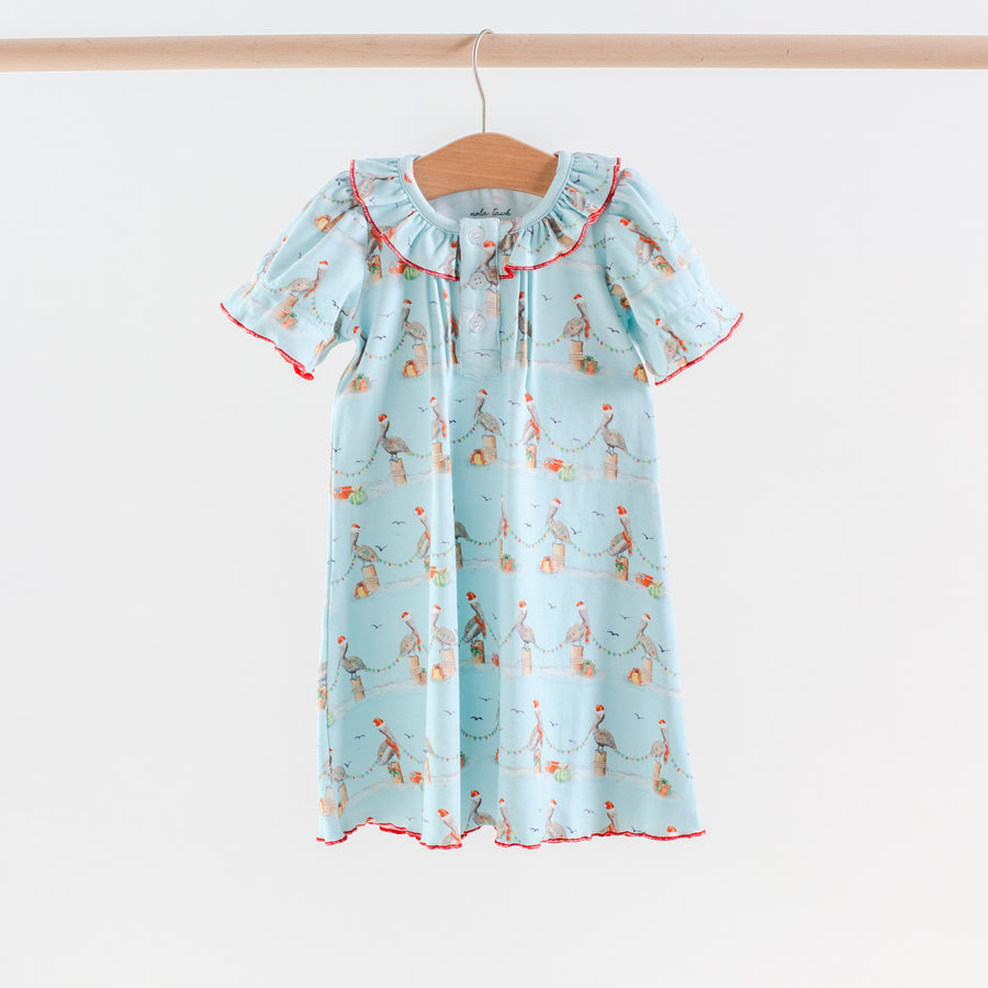 Pelican Wonderland Organic Short Sleeve Cotton Play Dress