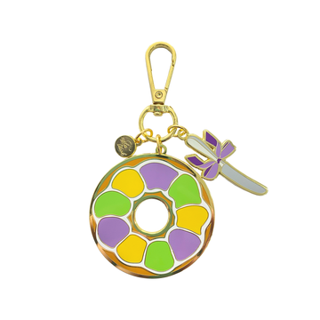 King Cake Key Fob