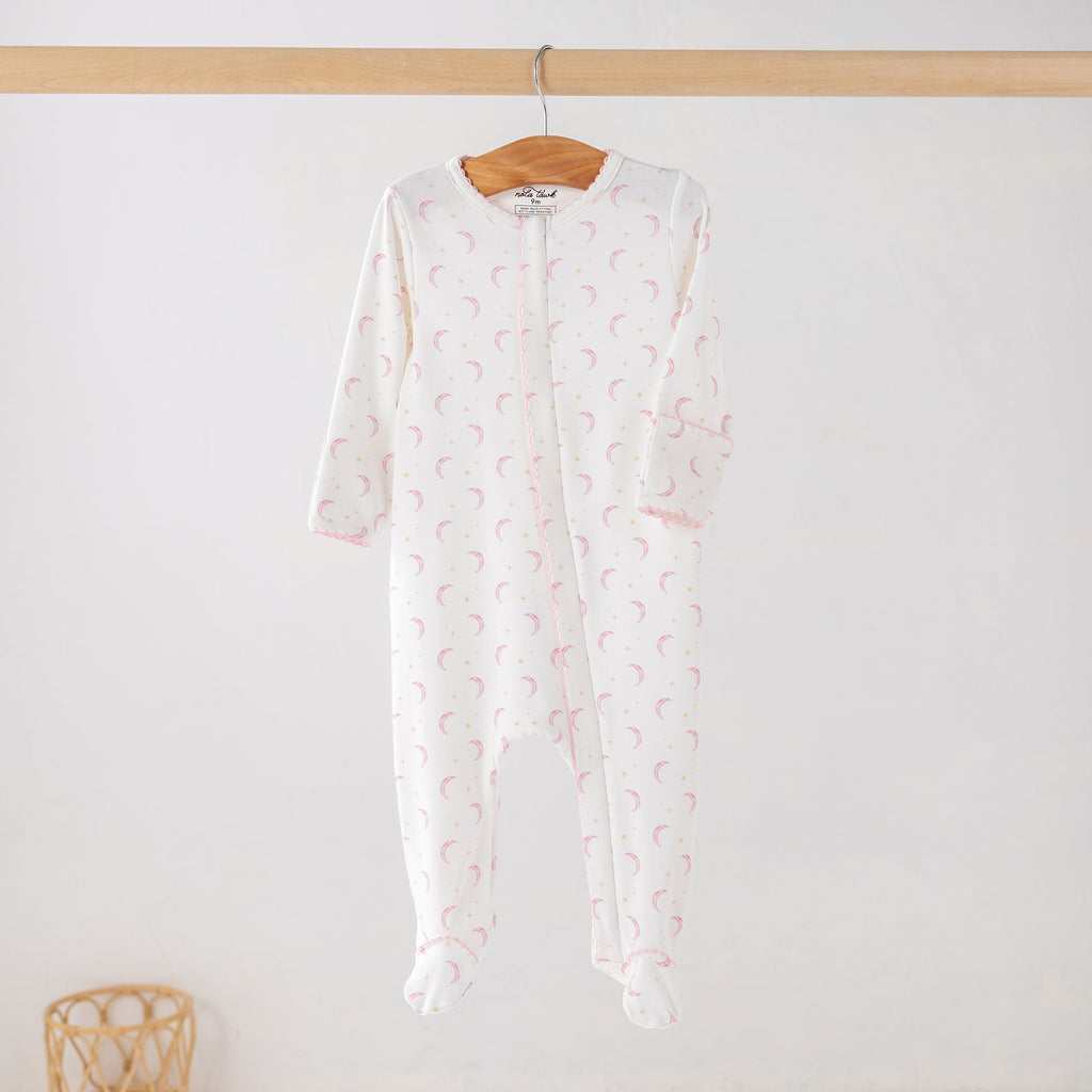 Baby Basics: Little Pink Moon Organic Cotton Baby Pajamas