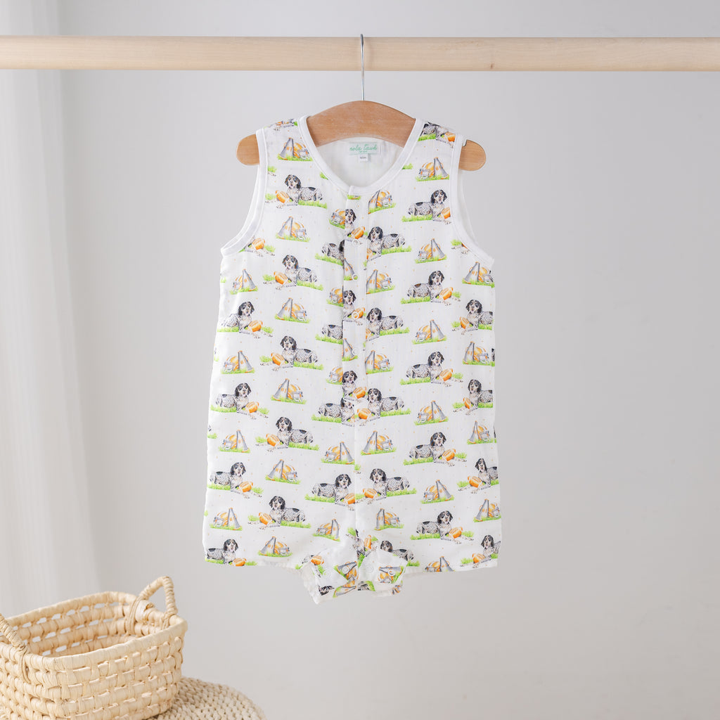 Mascot Mania in Tennessee Organic Muslin Shortall