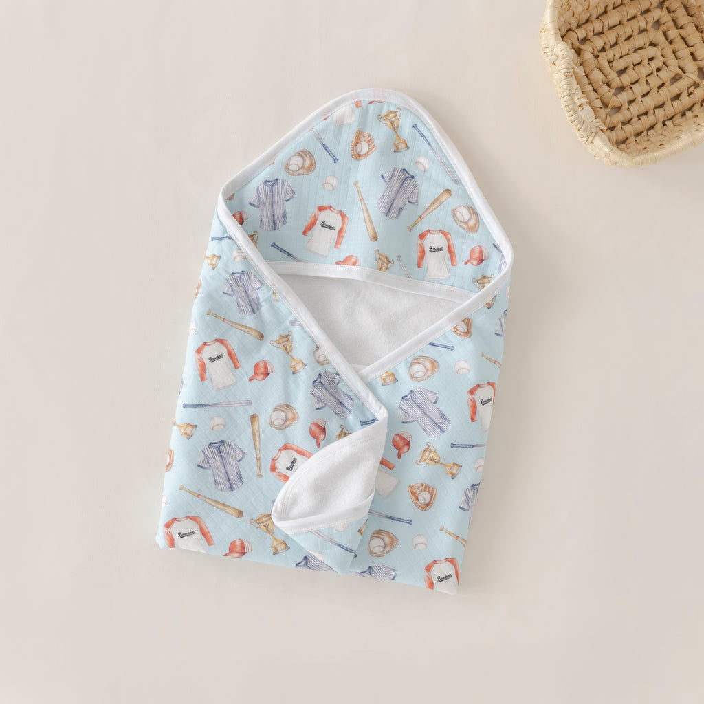 Let's Play Ball Hooded Bath Towel
