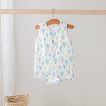 Balloon Adventure Organic Muslin Shortall