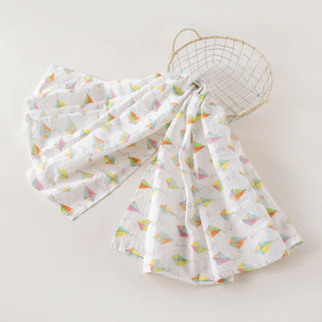 Reach for the Sky Organic Muslin Blanket