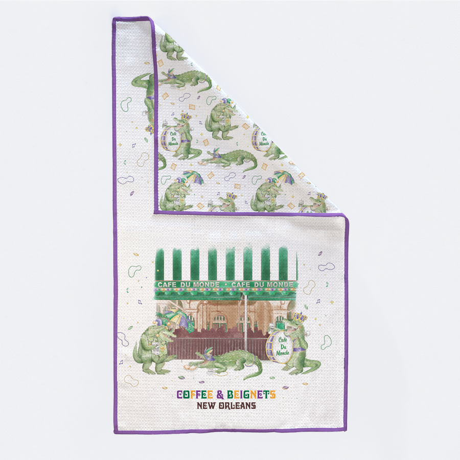 Breakfast with the Gators Kitchen Towel