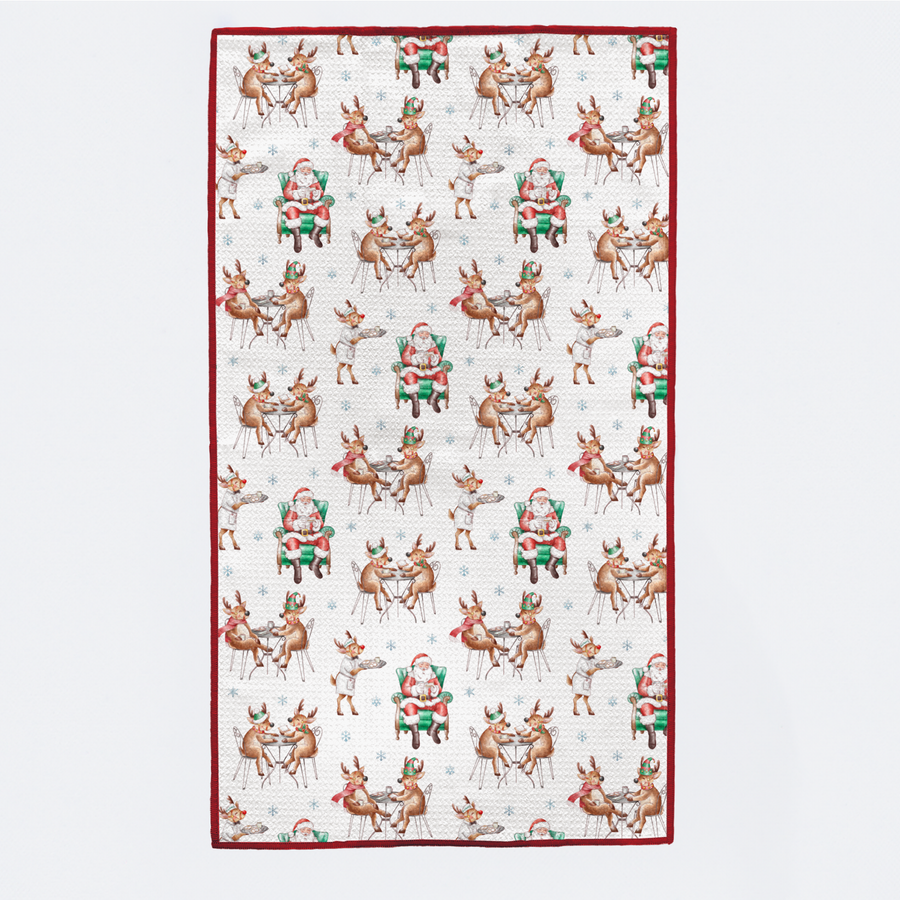 Breakfast with Santa Kitchen Towel