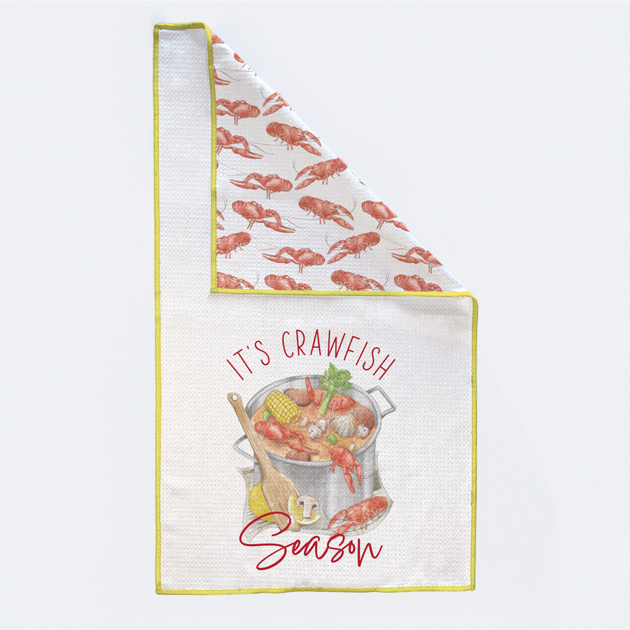 Crawfish Boil Kitchen Towel