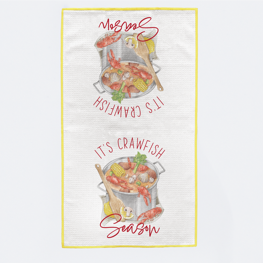 Crawfish Boil Kitchen Towel