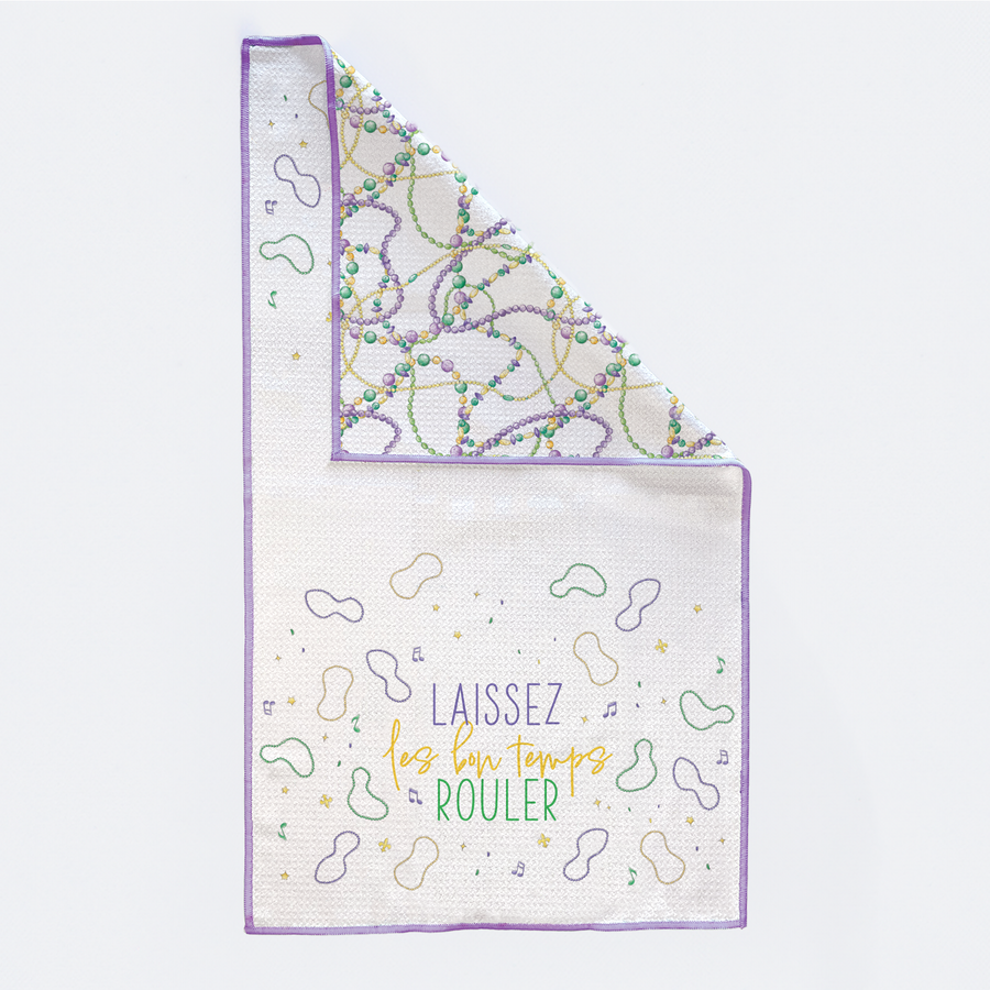 Laissez Les Bon Temps Rouler Kitchen Towel