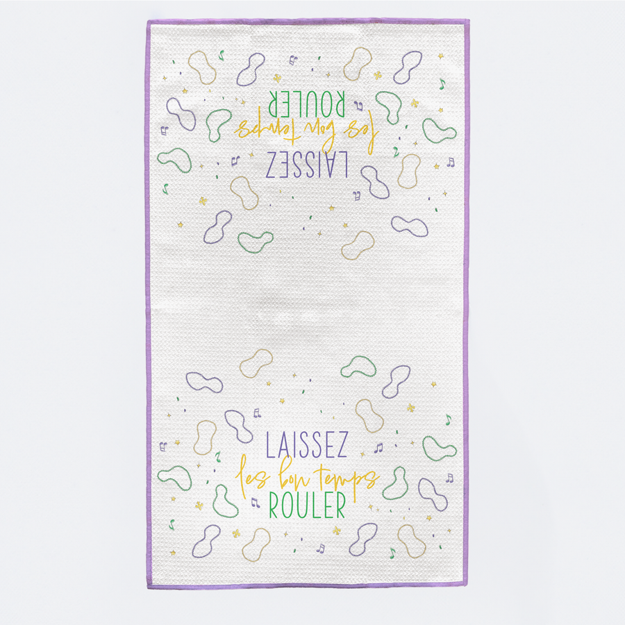 Laissez Les Bon Temps Rouler Kitchen Towel