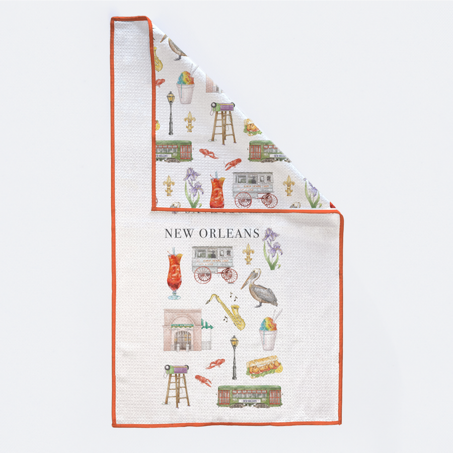 New Orleans Icons Kitchen Towel